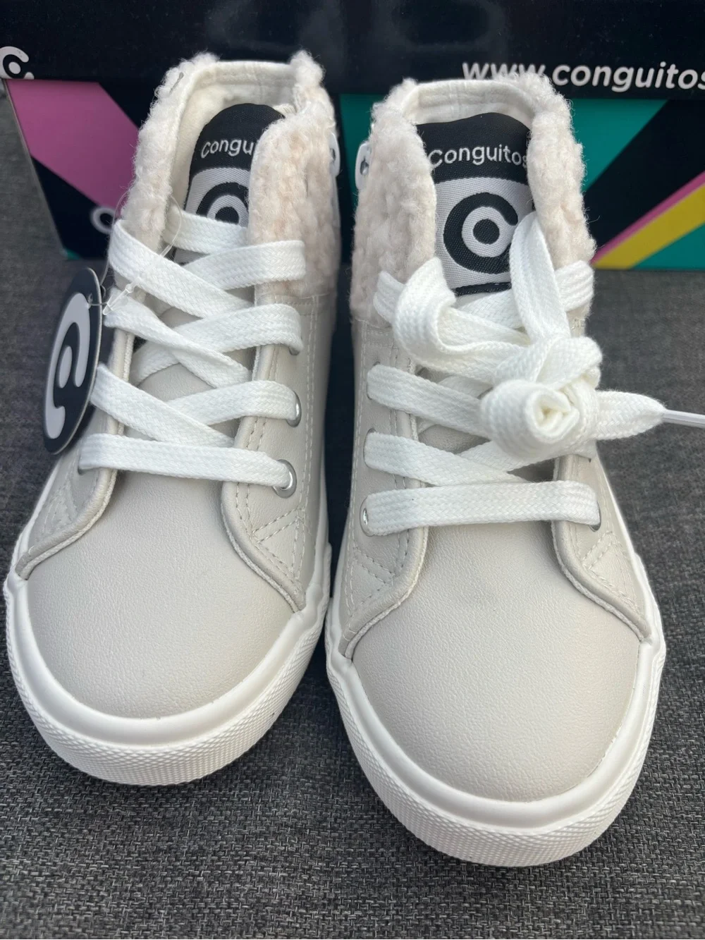 New Conguitos Fleece Hi Top Sneakers